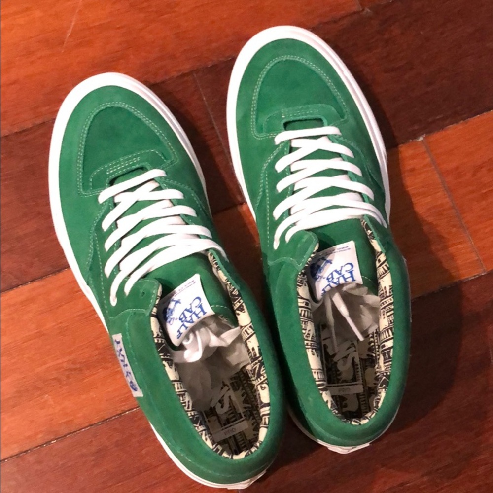 Vans Half Cab Pro Barbee Green Skate Shoes